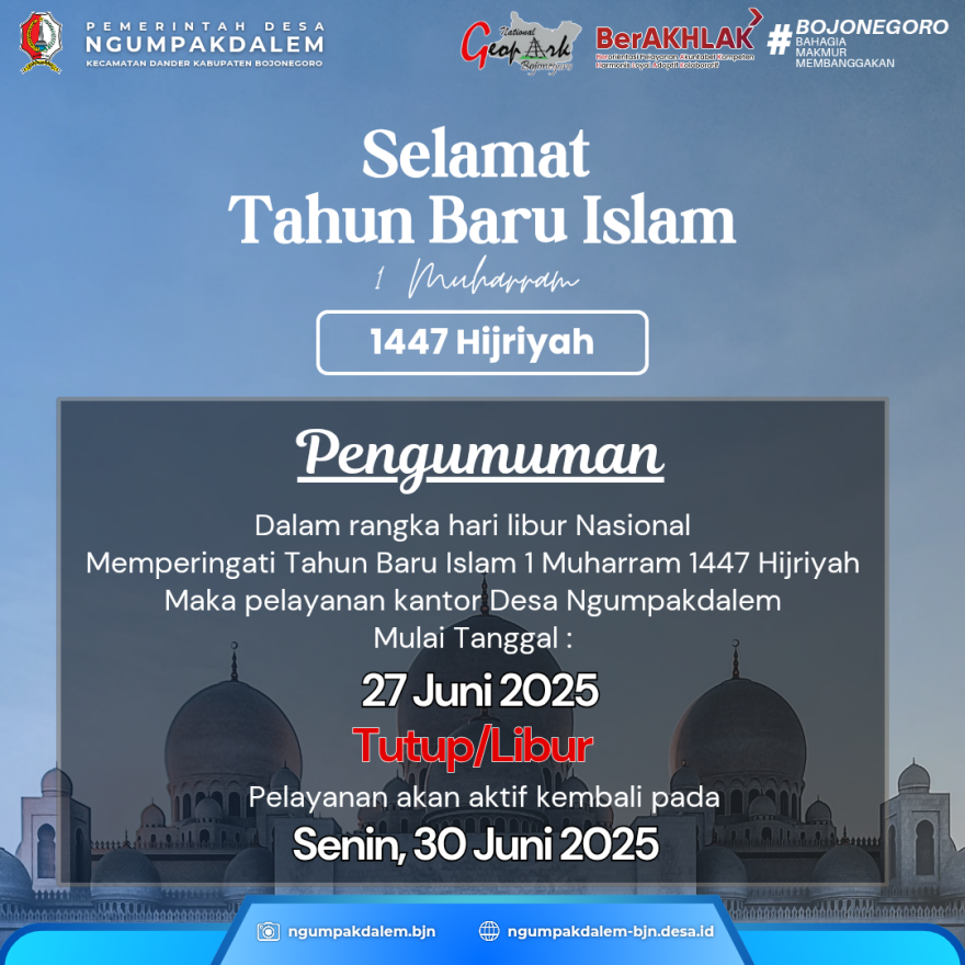 Hari Libur Nasional Tahun Baru Hijriah 1447 H